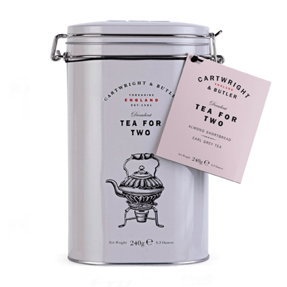 Cartwright & Butler Tea for Two with almond shortbread